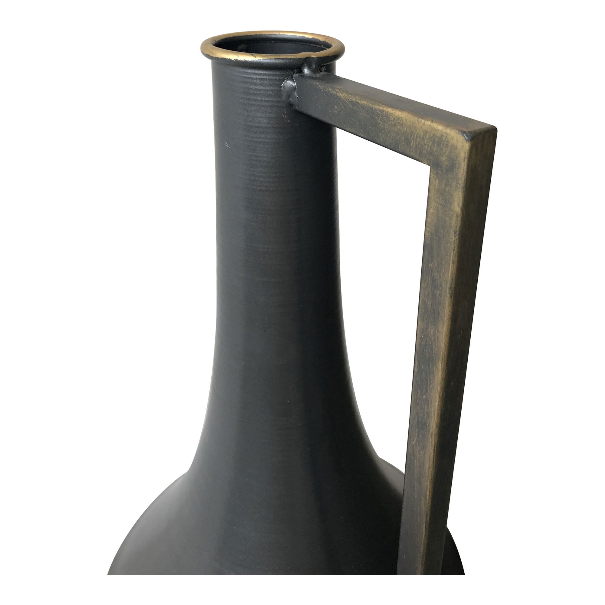 Argus Metal Vase Black large image 