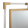 Balkan Modern Gold Wall Mirror, by Uttermost, 27.5" width x 37.5" height x 1.37" depth thumbnail 6