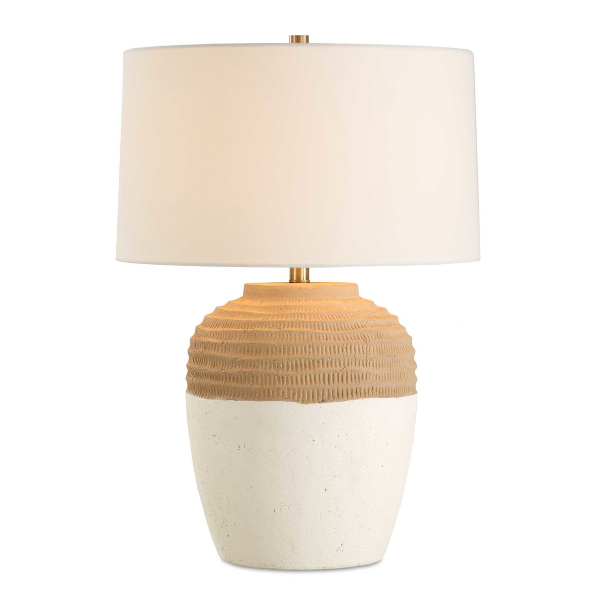Bellaby Terracotta Table Lamp, by Uttermost, 18" width x 25.75" height x 18" depth View 1