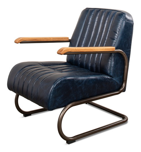 Bel-Air Arm Chair, Blue