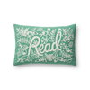 Rifle Paper Co. x Loloi No Name Pillow, Decorative Pillow, 13" length x 21" width thumbnail 1