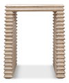 *Stacked Side Table, Stone Grey, Side & End Table by Sarreid, 20" length x 16" width x 24" height thumbnail 6