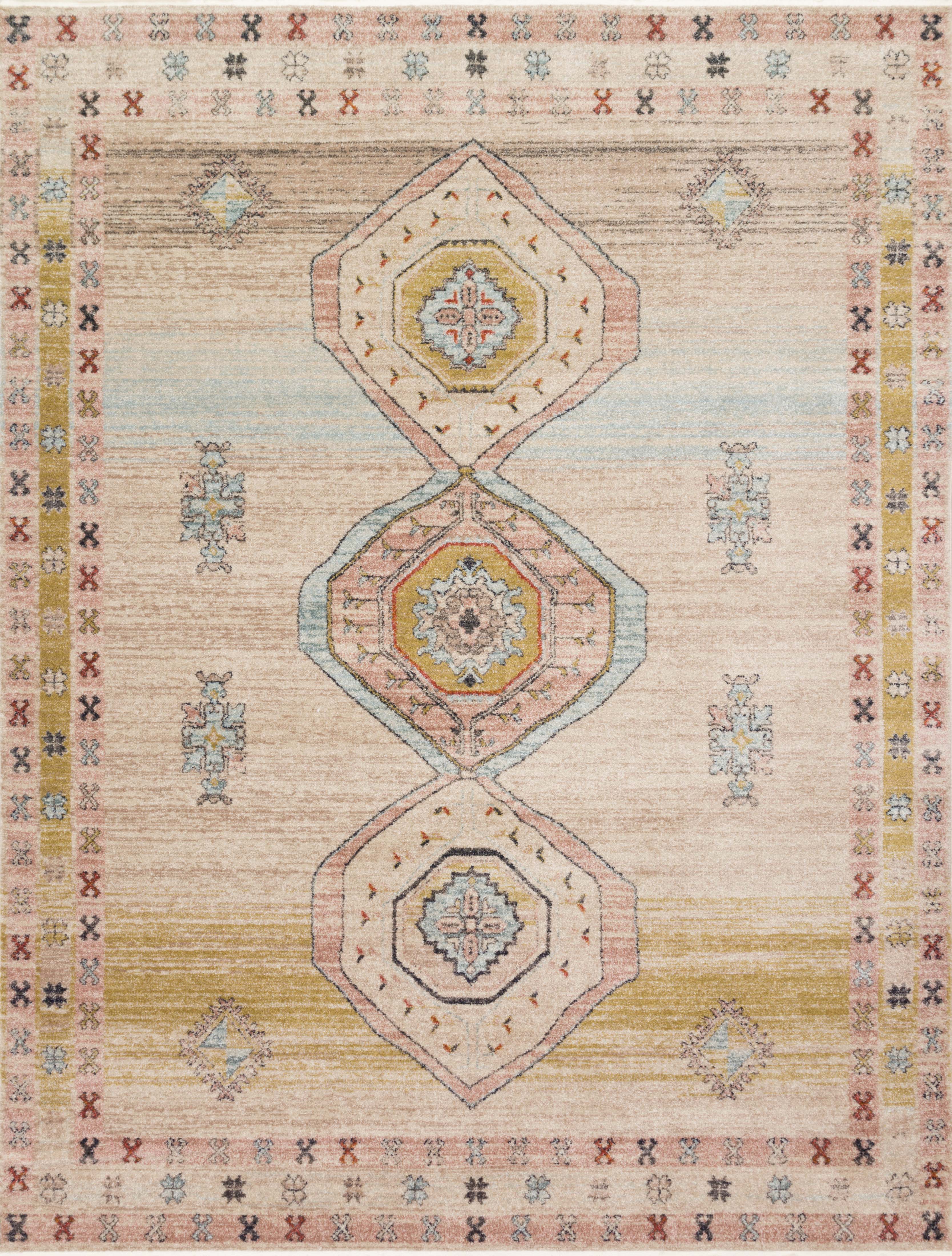 Magnolia Home by Joanna Gaines x Loloi Graham Rug, 1'6" length x 1'6" width