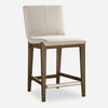 Klemens Linen Counter Stool thumbnail 0