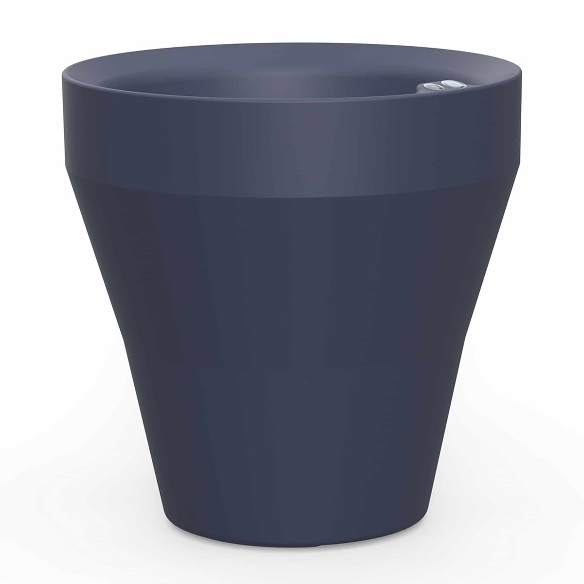 TruDrop Rim Modern Self Watering Planter, by Crescent Garden, 18" width x 18" height x 18" depth View 1