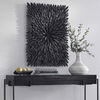 Bahama Black Wood Wall Decor, Sculptural Wall Art by Uttermost, 39.37" width x 29.5" height x 1.4" depth thumbnail 4