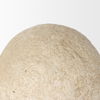 Sunita Set of 3 Beige Paper Mache Orbs, Decorative Object by Mercana, 6" length x 6" width x 6" height thumbnail 8