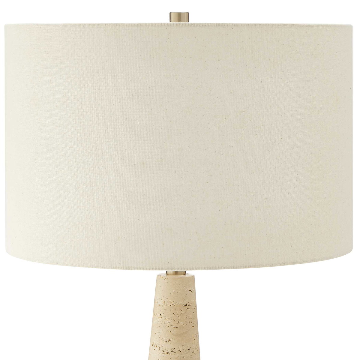 Perkins Travertine Table Lamp, by Uttermost, 17" width x 31.62" height x 17" depth View 6