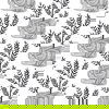 Seedlings Black Peel & Stick Wallpaper, by York Wall, 20' length x 1'8.5" width x 0.02" depth thumbnail 1