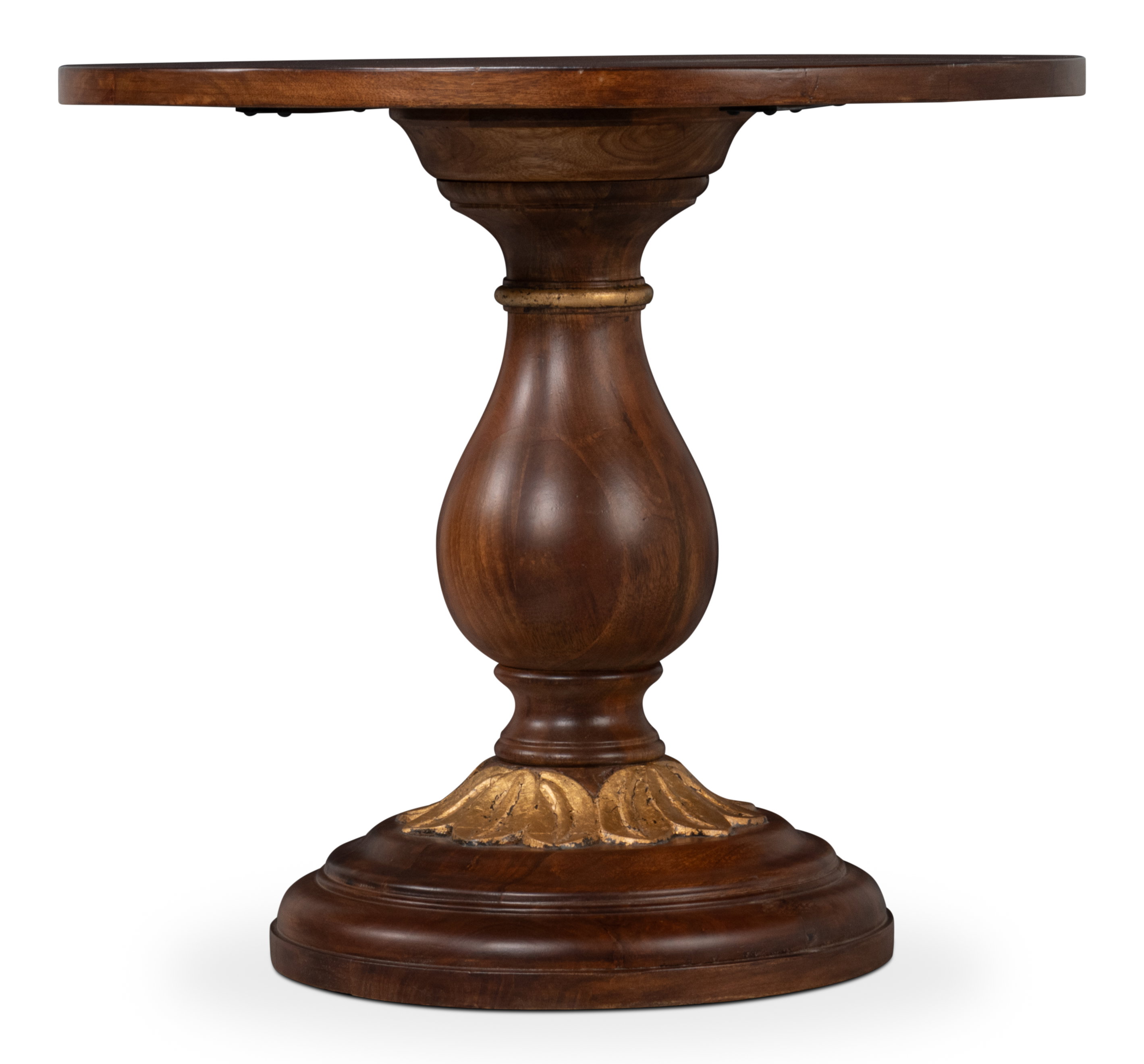 Elizabeth Carved End Table, Side & End Table by Sarreid, 28" length x 28" width x 28" height View 3