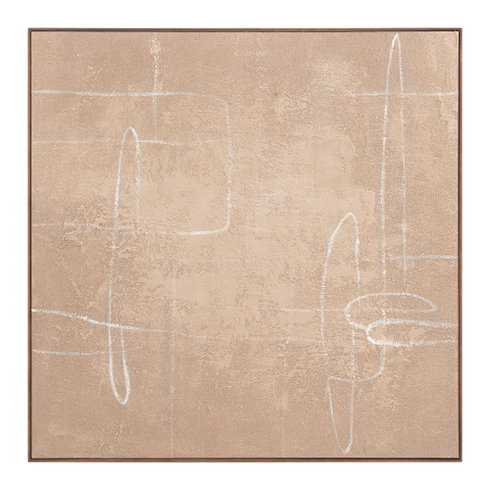 Notion Framed Painting Brown