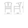 Oslo Arm Chair, Dining Chair by Villa & House, 22" width x 31" height x 23" depth thumbnail 7