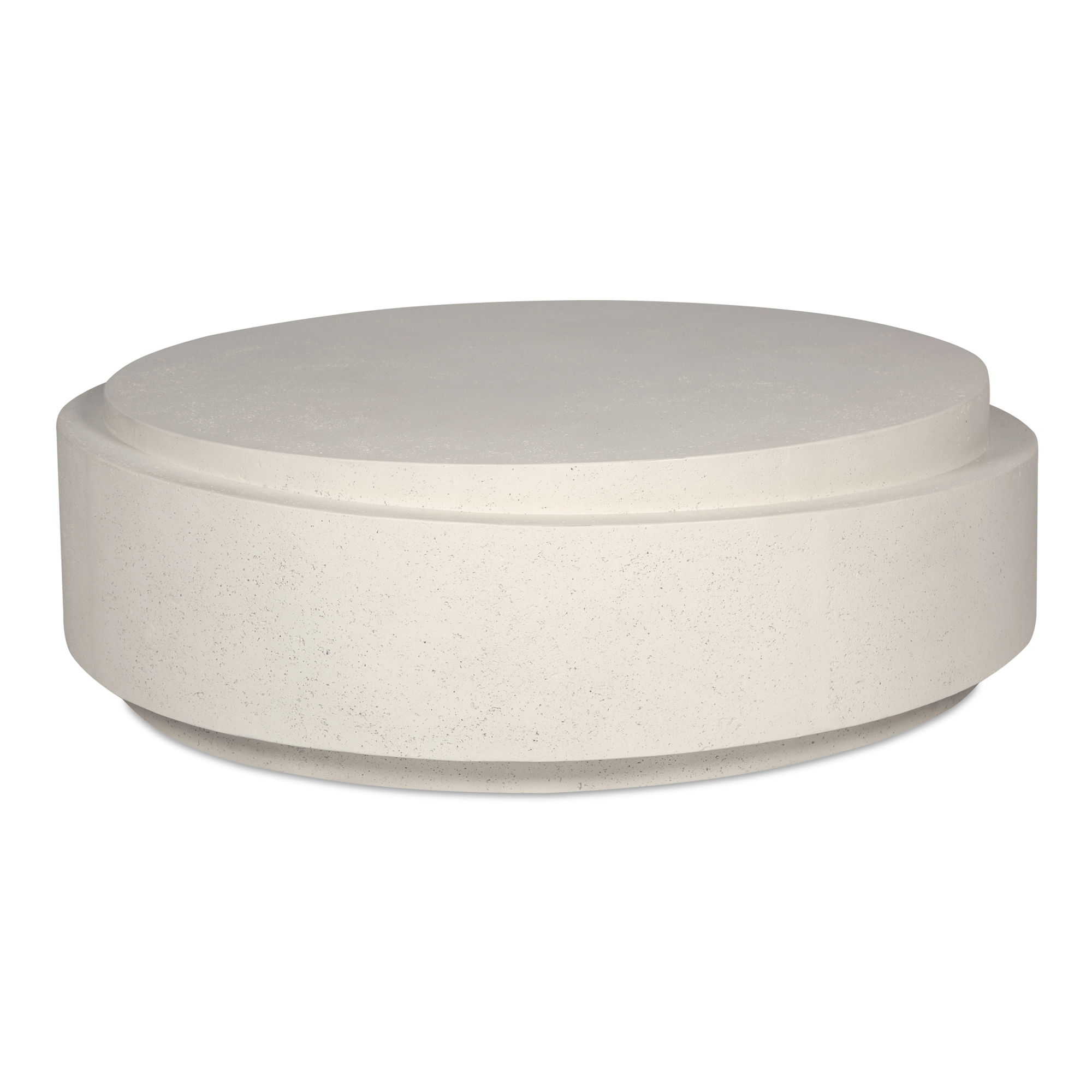 Cosmo Outdoor Coffee Table Off White, by Moe's Home, 48" width x 15" height x 48" depth View 2