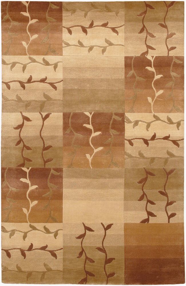 Mugal Handmade Rug, by Surya, 8' length x 5' width