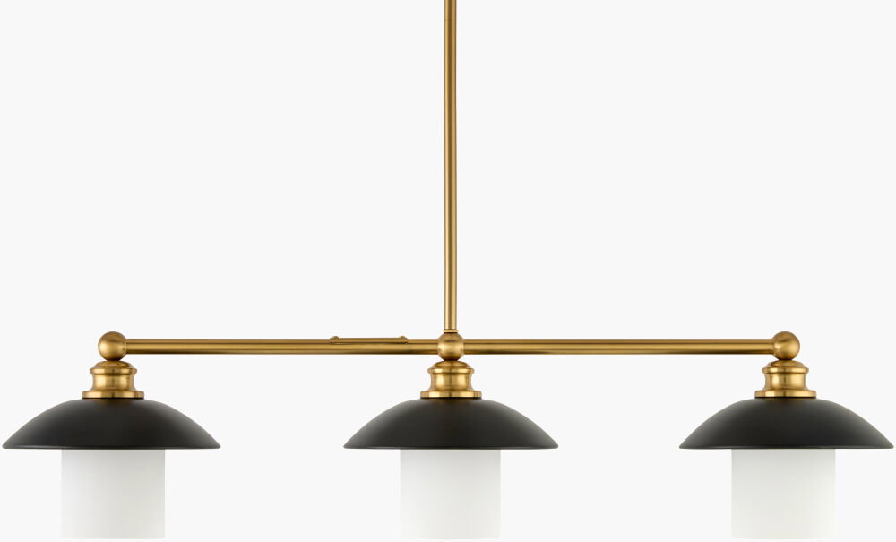 Reus Chandelier, by Surya, 8" length x 34" width x 8" height