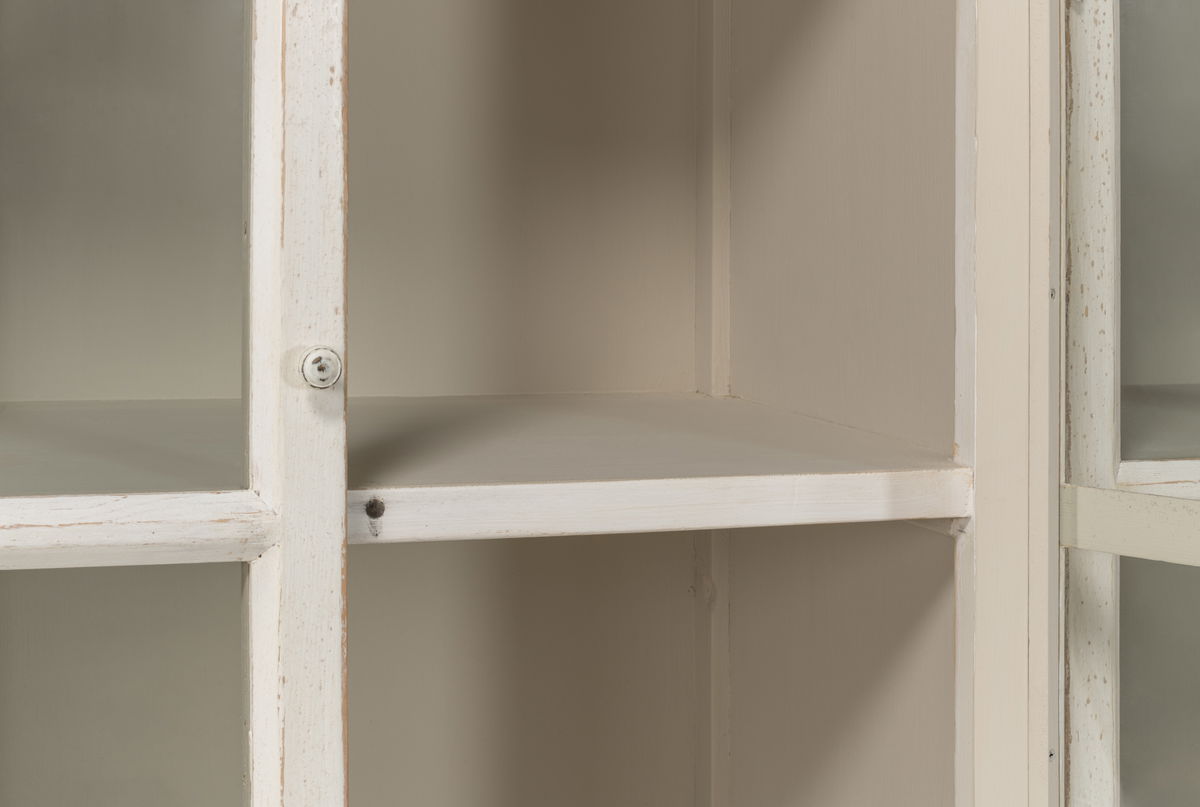 Glass Front Bookcase, by Sarreid, 1'10" length x 10'1" width x 8'10" height View 8