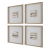 Studying Sepia Hand Painted Canvases Set/4, Painting by Uttermost, 25.6" width x 25.6" height x 2" depth thumbnail 4