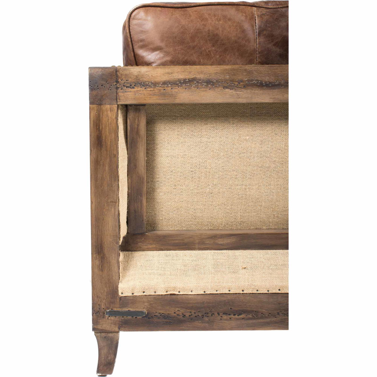 Darlington Sofa Light Brown, Sofas & Sectional by Moe's Home, 72" width x 31.5" height x 31" depth View 6