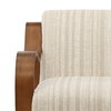 Amabel Occasional Chair Cream, Accent Chair by Dovetail, 29.5" width x 29" height x 35.5" depth thumbnail 7
