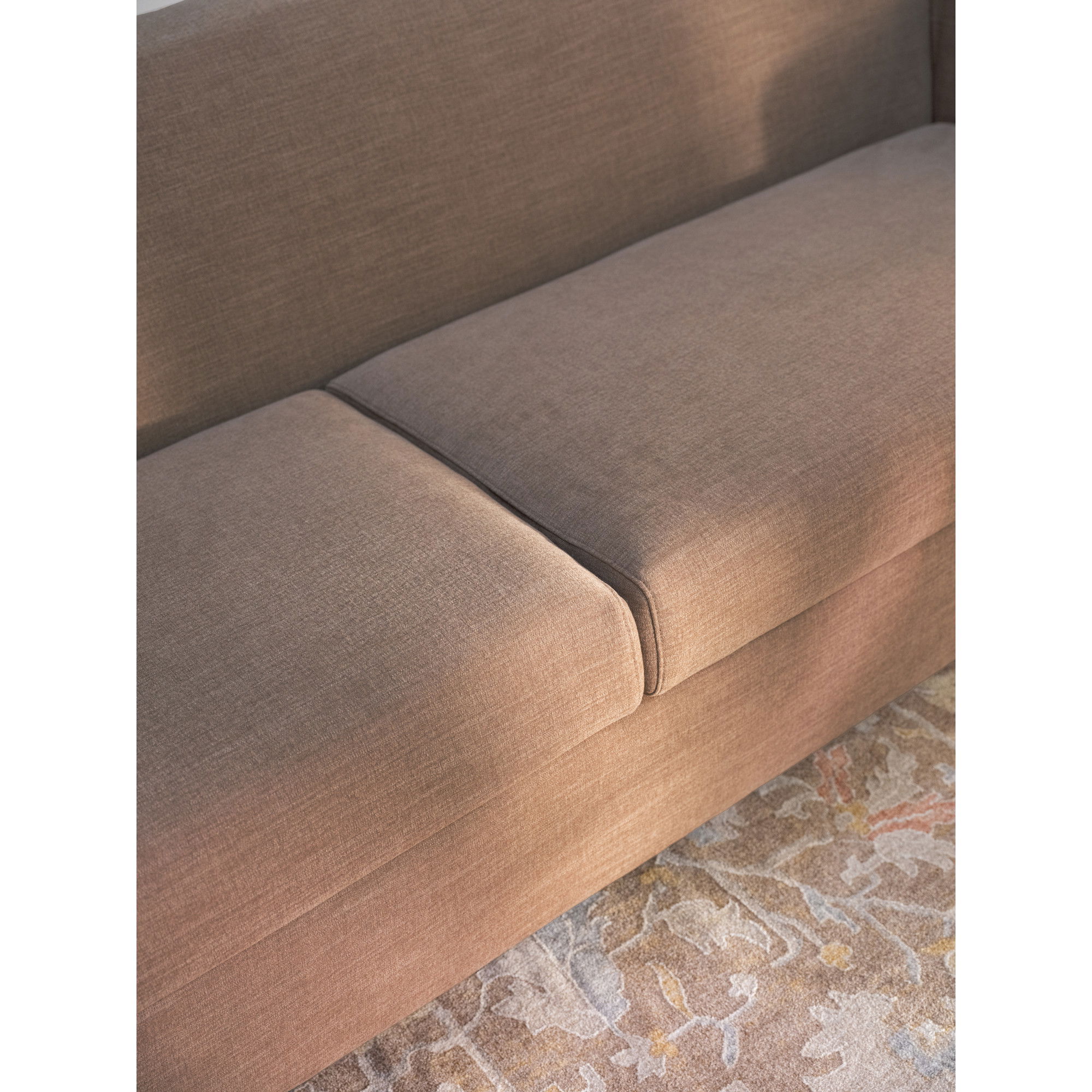 Finch Sofa Soft Brown, Sofas & Sectional by Moe's Home, 92" width x 31" height x 33" depth View 8