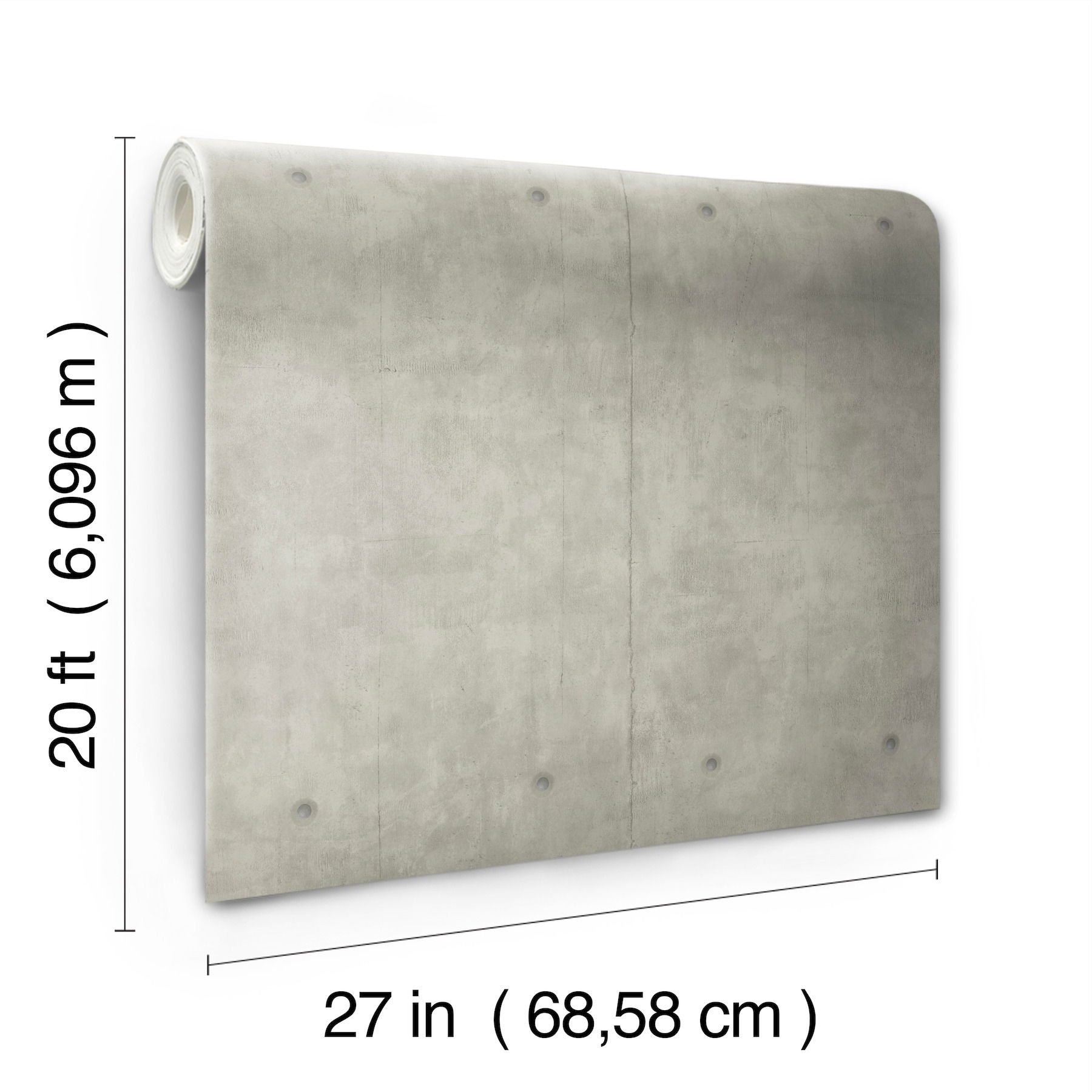 Magnolia Home Concrete Grey Peel & Stick Wallpaper Magnolia Home Concrete Grey Peel & Stick Wallpaper large image