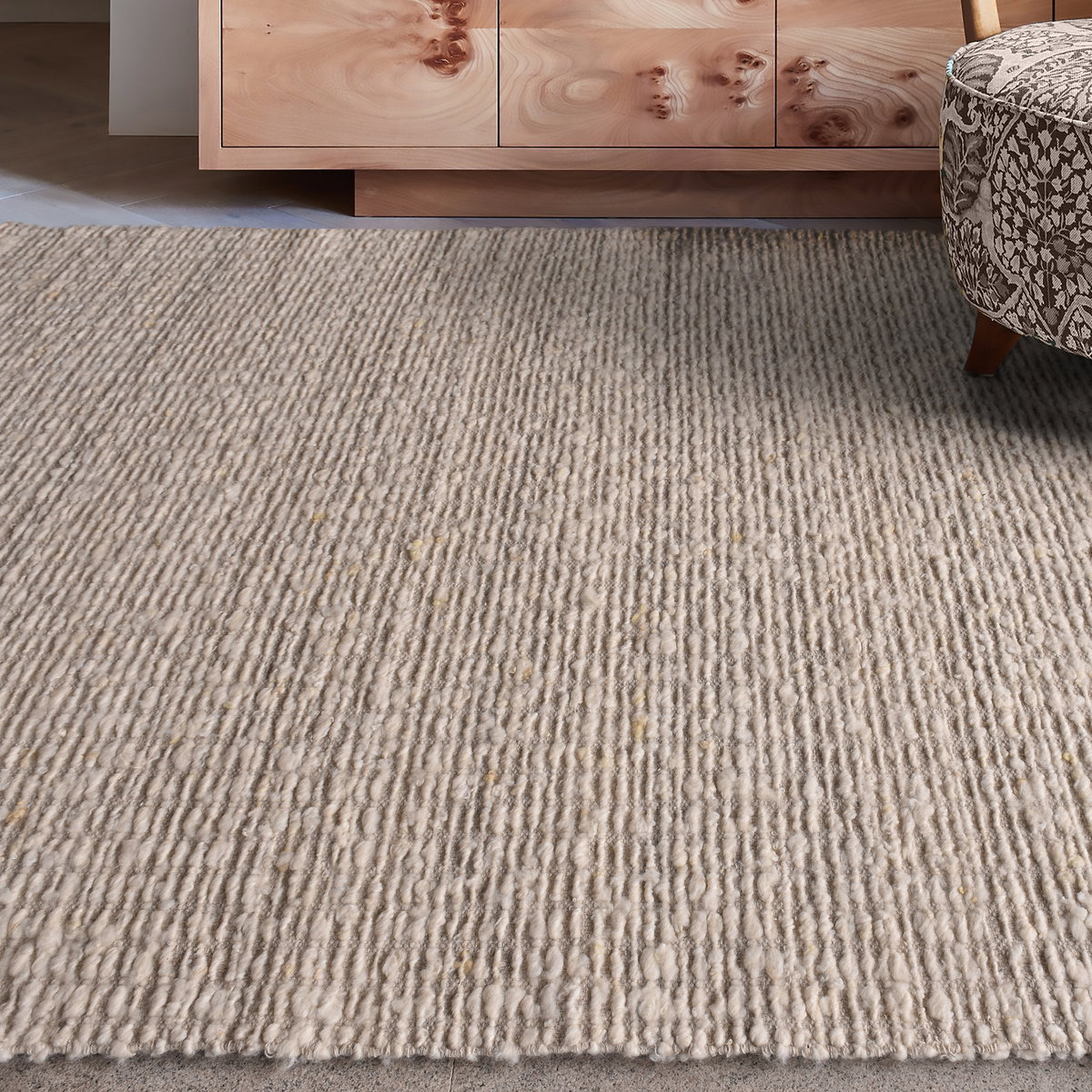 Lovelle Ivory Soft Wool 6 X 9 Rug, by Uttermost, 6' width x 9' height x 0.5" depth View 2