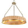 Ladakh 9 Light Round Wicker Pendant, by Uttermost, 28" width x 27" height x 28" diameter thumbnail 4