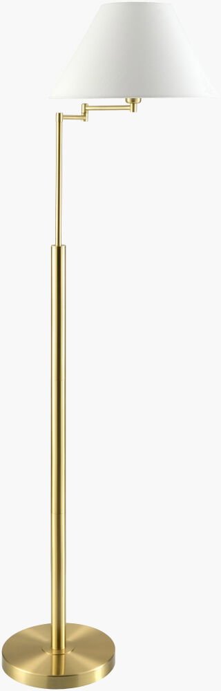 Zeke Accent Floor Lamp, by Surya, 17" width x 64" height