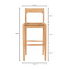 Owing Barstool Natural Oak thumbnail 8