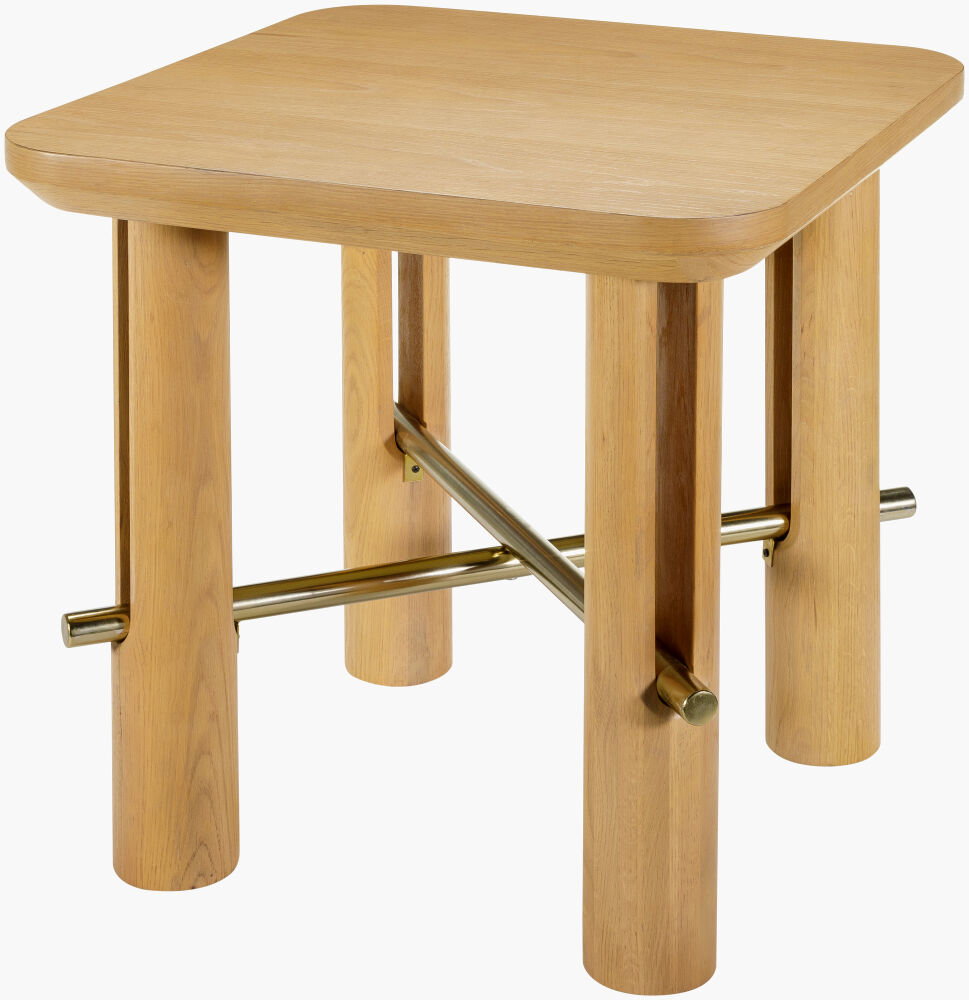 Valdo End Table, Side & End Table by Surya, 22" width x 22" height