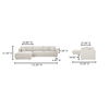 Bryn Sectional Left Oyster thumbnail 7