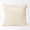 Khloe 20x20 Cream Square Pillow Cover, Decorative Pillow by Mercana, 20" length x 0.5" width x 20" height thumbnail 8