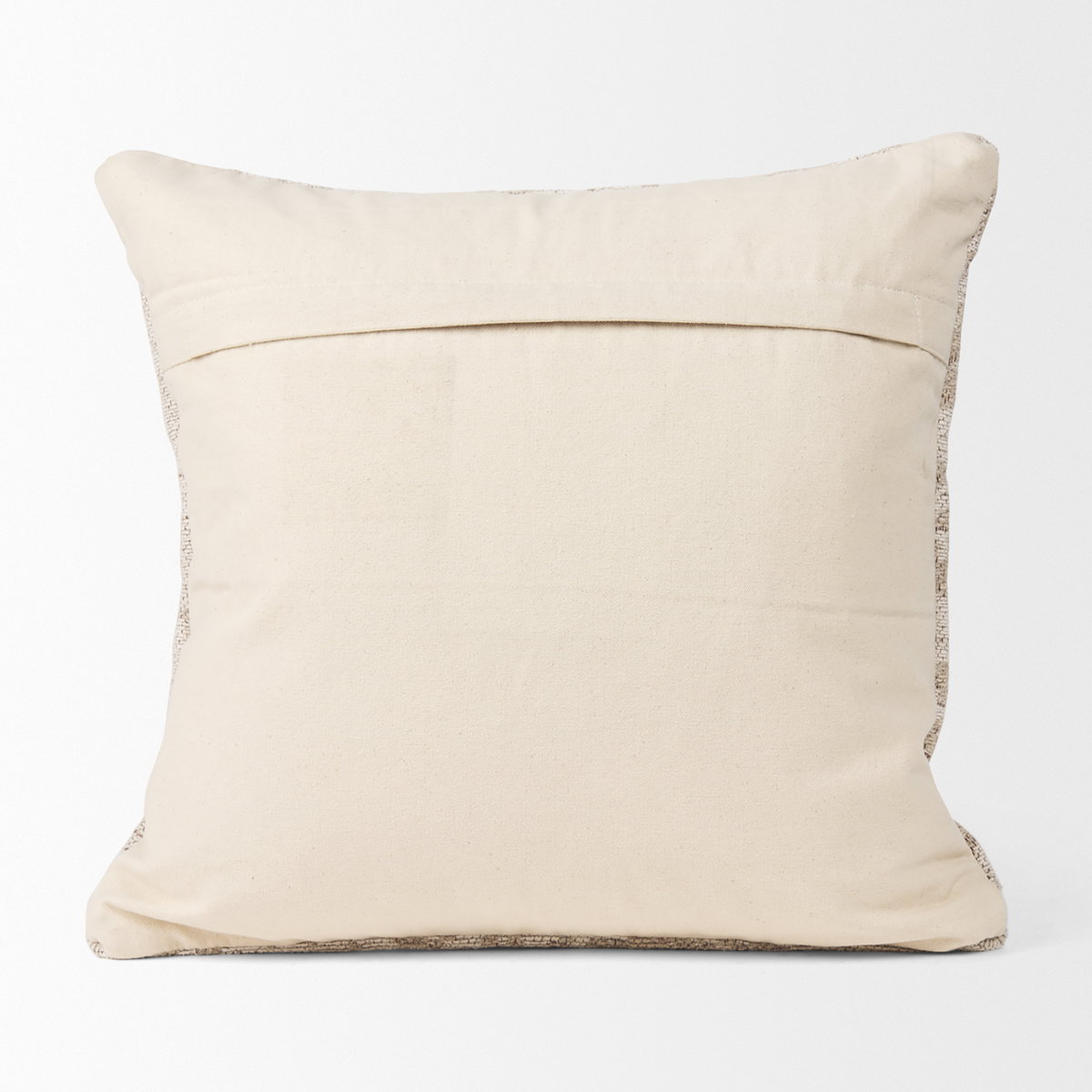 Khloe Cream Square Pillow Cover, Decorative Pillow by Mercana, 20" length x 0.5" width x 20" height View 7