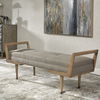 Waylon Mid-Century Modern Bench thumbnail 1