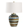 Judarn Blue Brown Table Lamp, by Uttermost, 17" width x 25.5" height x 17" depth thumbnail 5