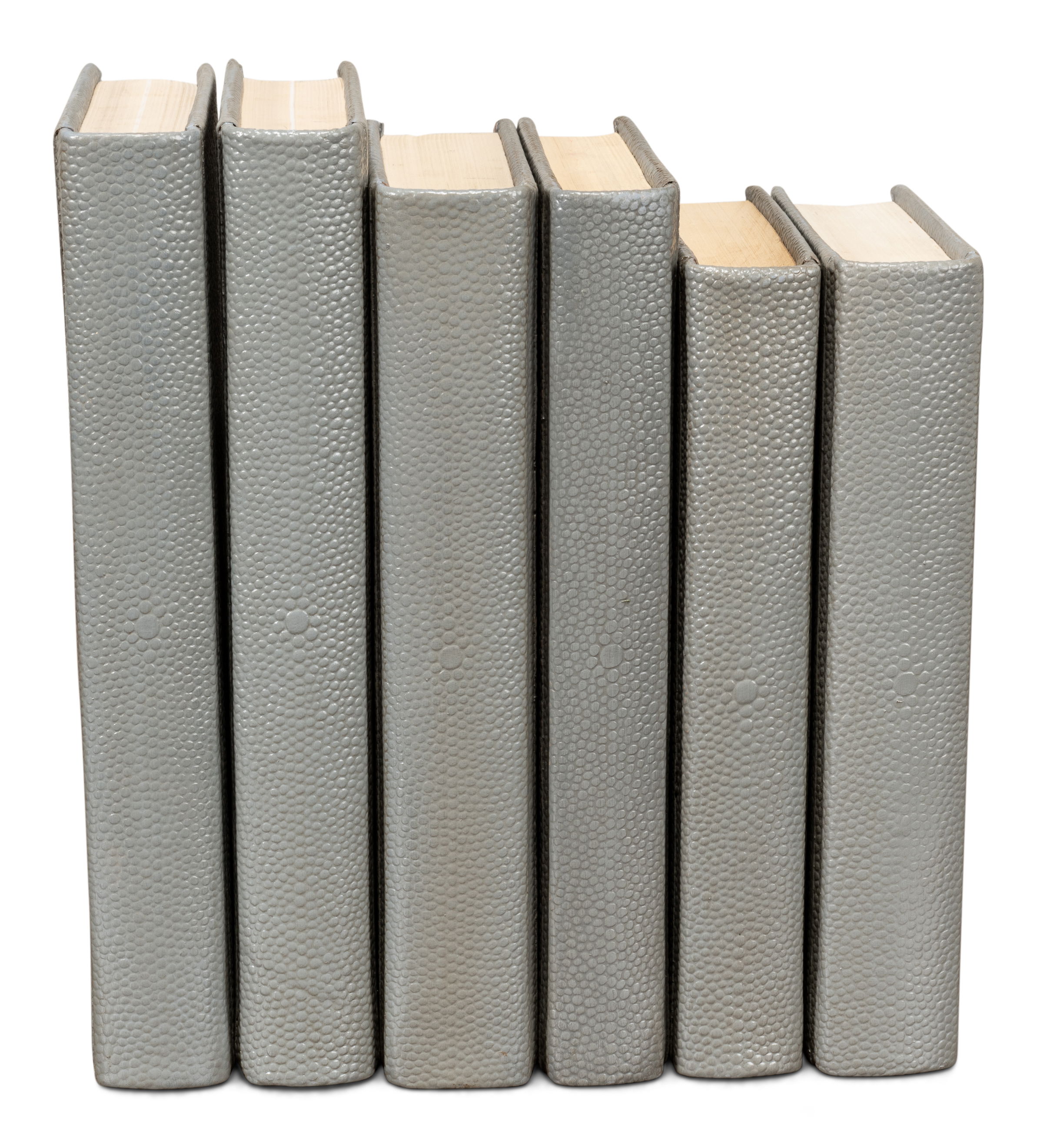 Shagreen Books, Set Of 12, Storm Grey large image 