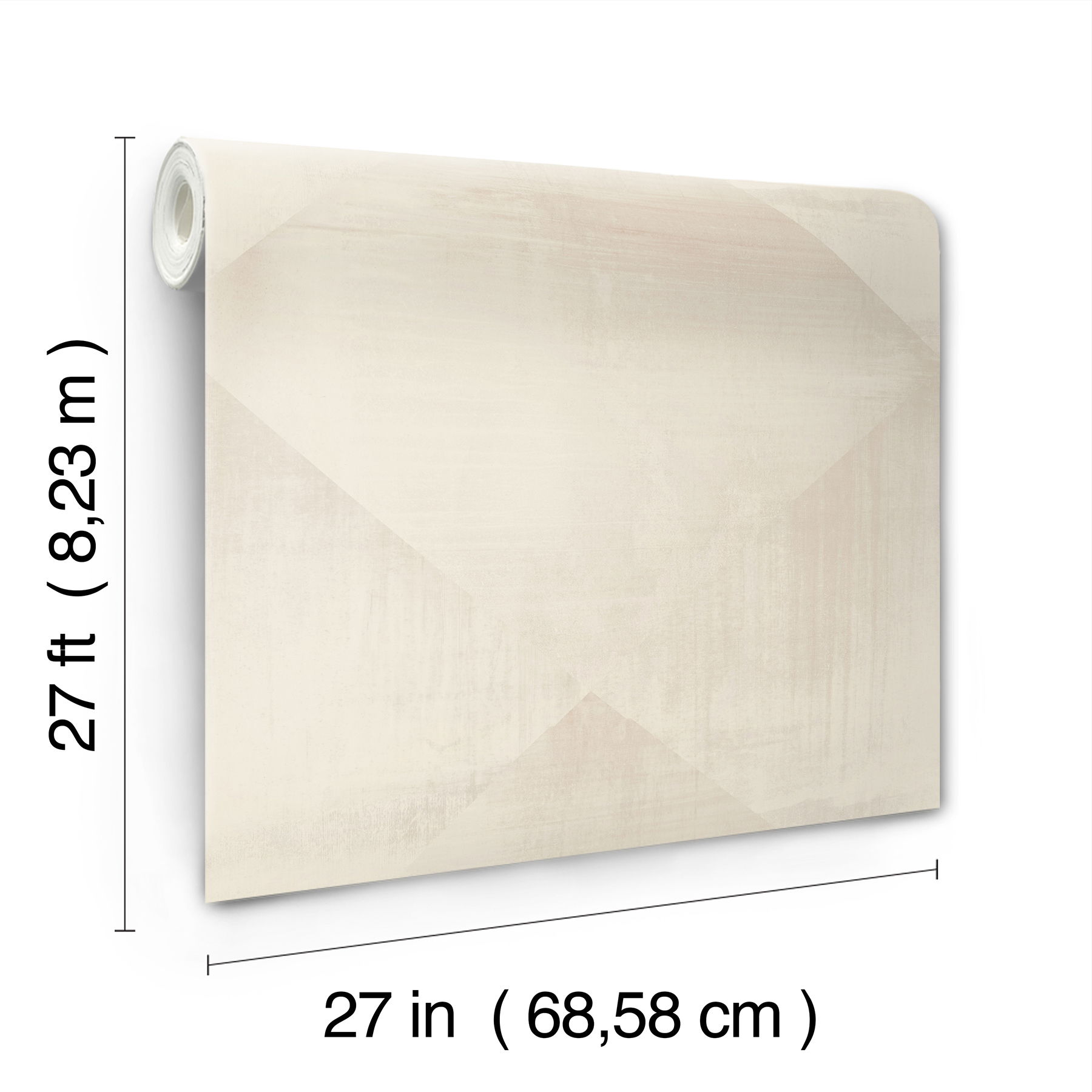 In Clay Beige Wallpaper, by York Wall, 27' length x 2'3" width x 0.02" depth View 9