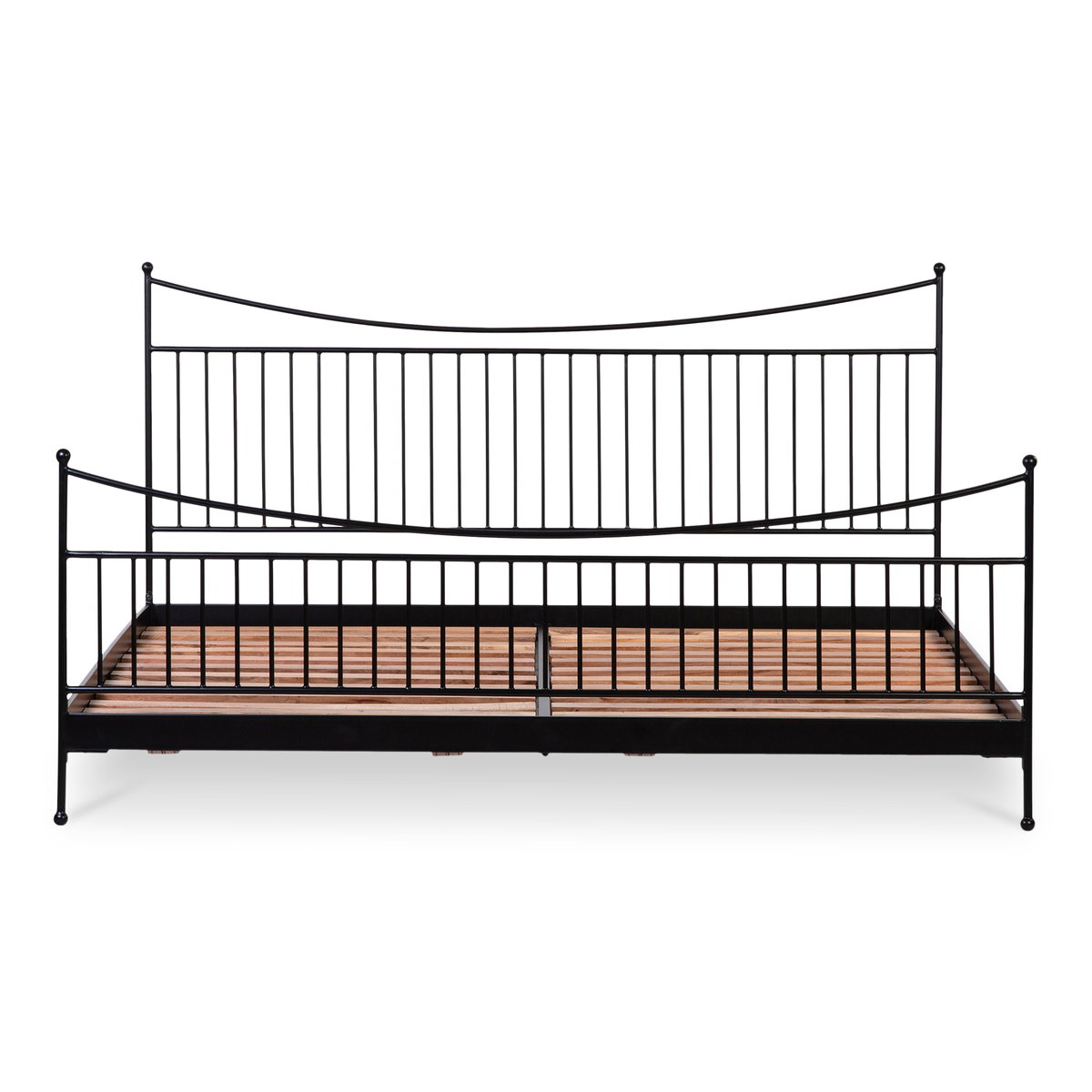 Monet King Bed Black, by Moe's Home, 78.5" width x 42" height x 83.35" depth View 4