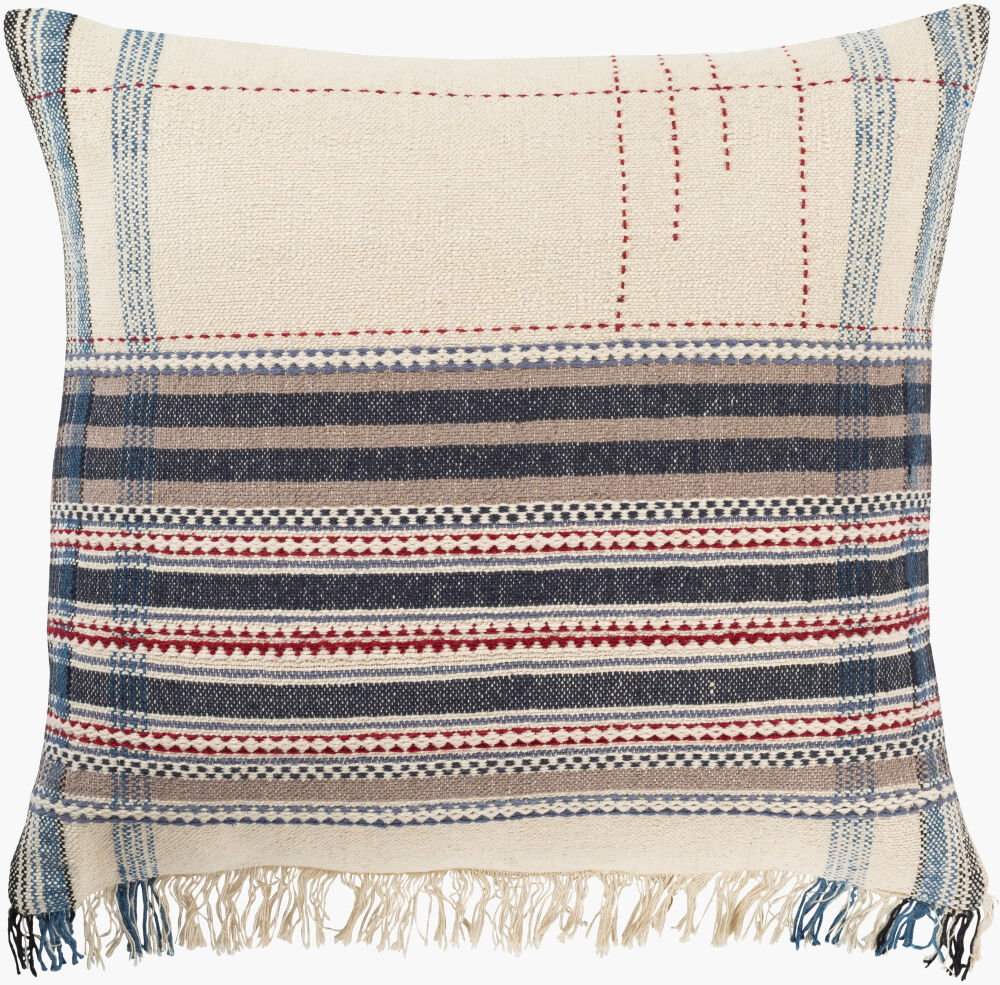 Dashing Accent Pillow, Decorative Pillow by Surya, 20" length x 20" width