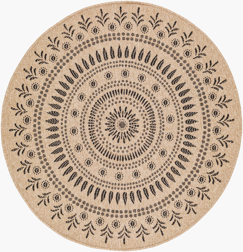 Encore Machine Woven Rug, by Surya, 5'2.6" length x 5'2.6" width