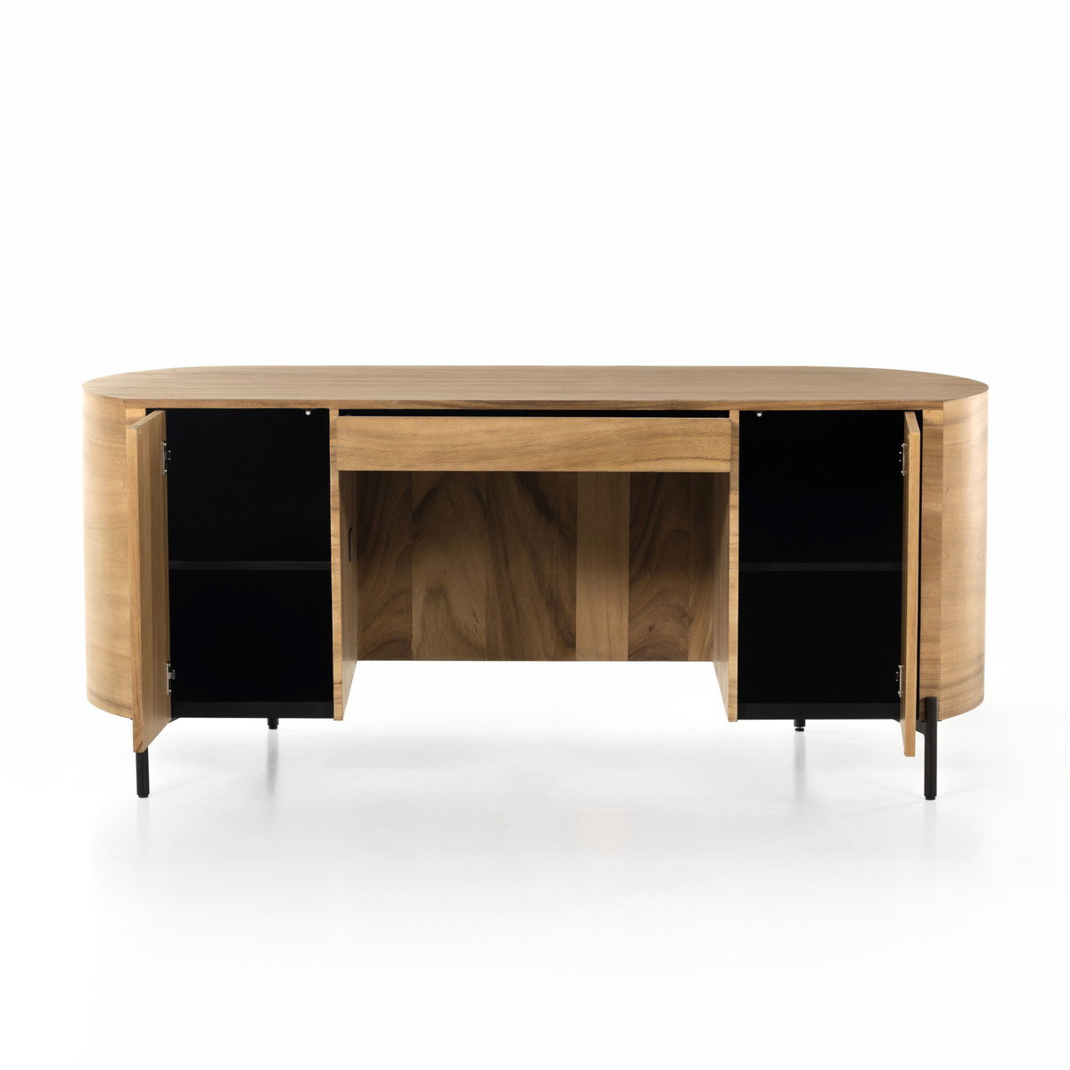 Lunas Executive Desk, by Four Hands, 72" width x 31" height x 30" depth View 8