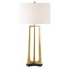Crossroads Brass Table Lamp, by Uttermost, 16" width x 32.5" height x 16" depth thumbnail 1
