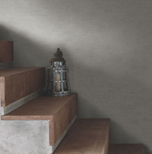 Bindery Silvery Grey & Light Taupe Wallpaper