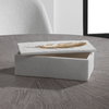 Nephele White Stone Box, Boxe by Uttermost, 11.81" width x 4.13" height x 5.91" depth thumbnail 2