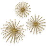 Aga Gold Metal Wall Decor, S/3 thumbnail 0