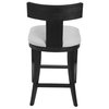 Idris Modern Wood Counter Stool, Counter & Bar Stool by Uttermost, 20" width x 38" height x 22.5" depth thumbnail 6