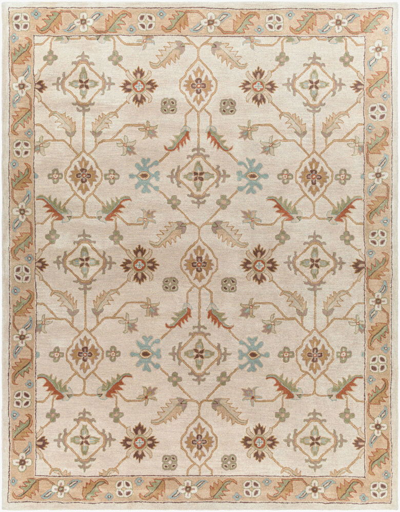 Caesar Handmade Rug, by Surya, 1'6" length x 1'6" width