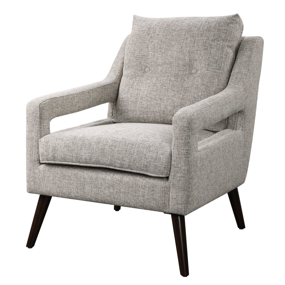 O'Brien Neutral Armchair, Accent Chair by Uttermost, 28" width x 34" height x 34" depth View 4