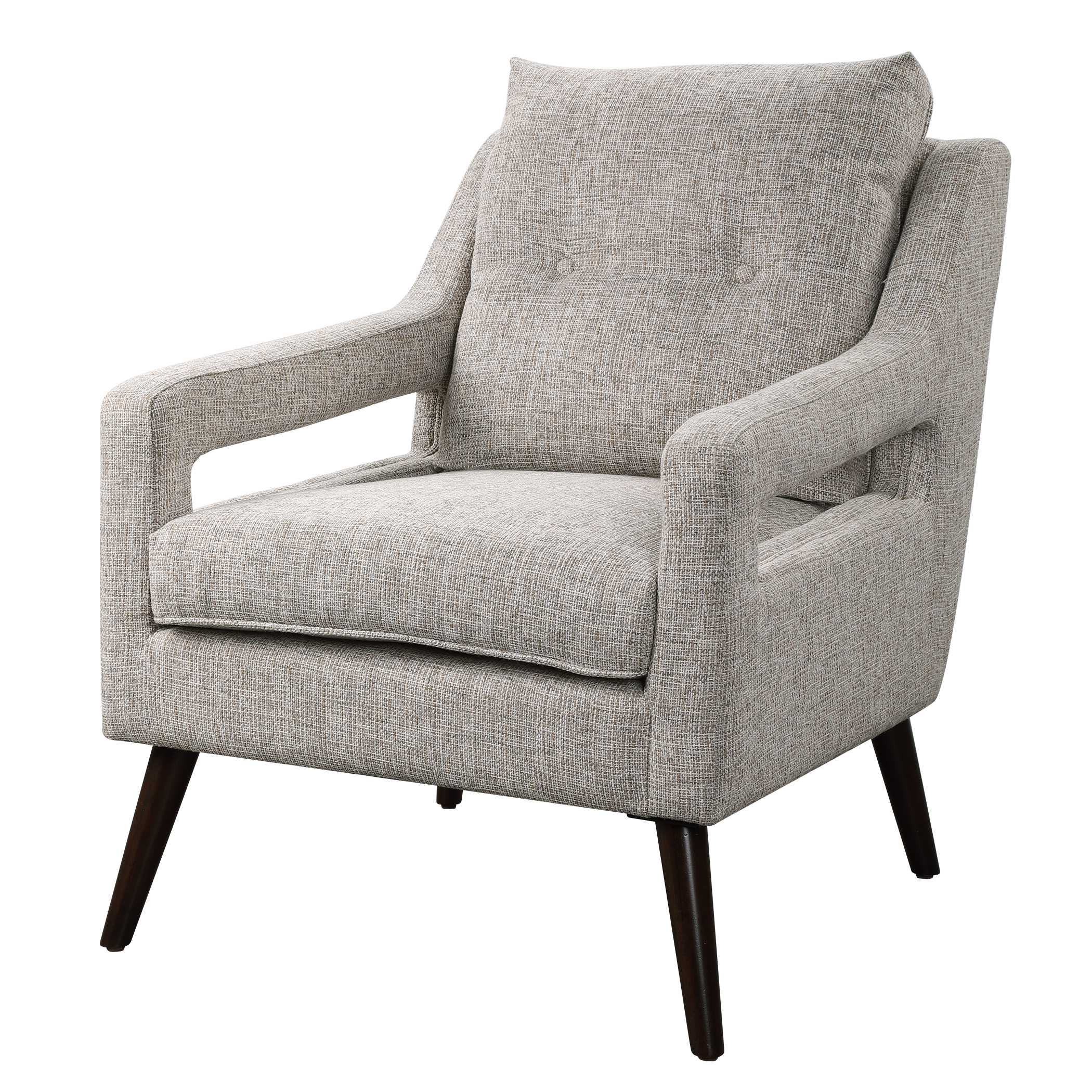 O'Brien Neutral Armchair, Furniture by Uttermost, 28" width x 34" height x 34" depth View 4