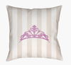 Crown Accent Pillow, Decorative Pillow by Surya, 18" length x 18" width thumbnail